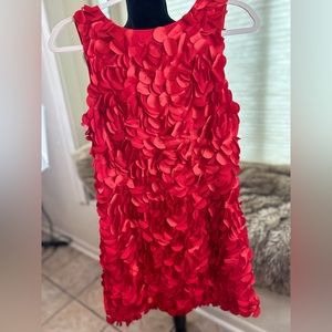 Issue Red Petal Cocktail Dress
